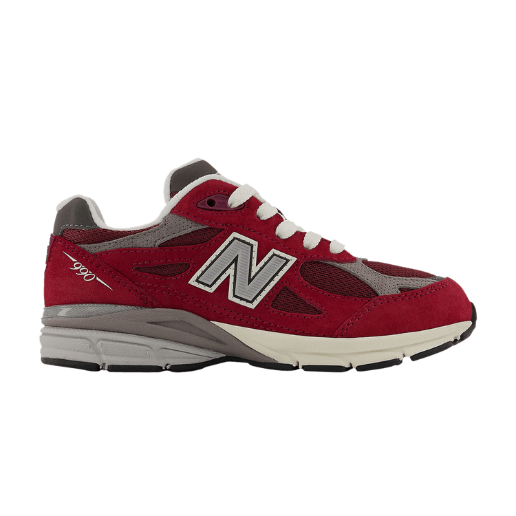 Teddy Santis x New Balance 990v3 Little Kid Wide 'Scarlet Marblehead' — Scarlet/Marblehead