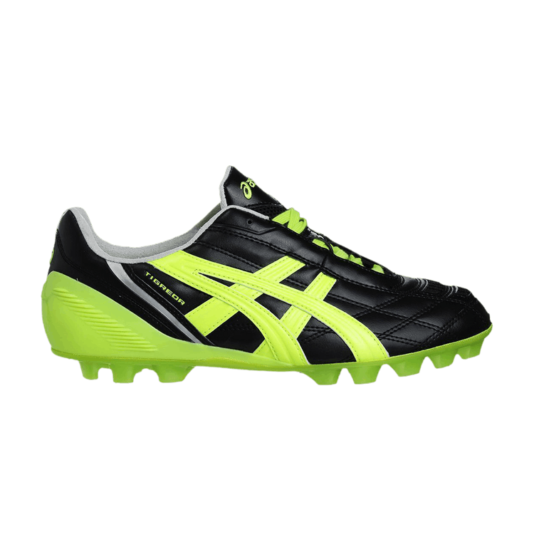 Asics Tigreor IT 'Black Neon Silver' — Black/Neon Yellow/Silver