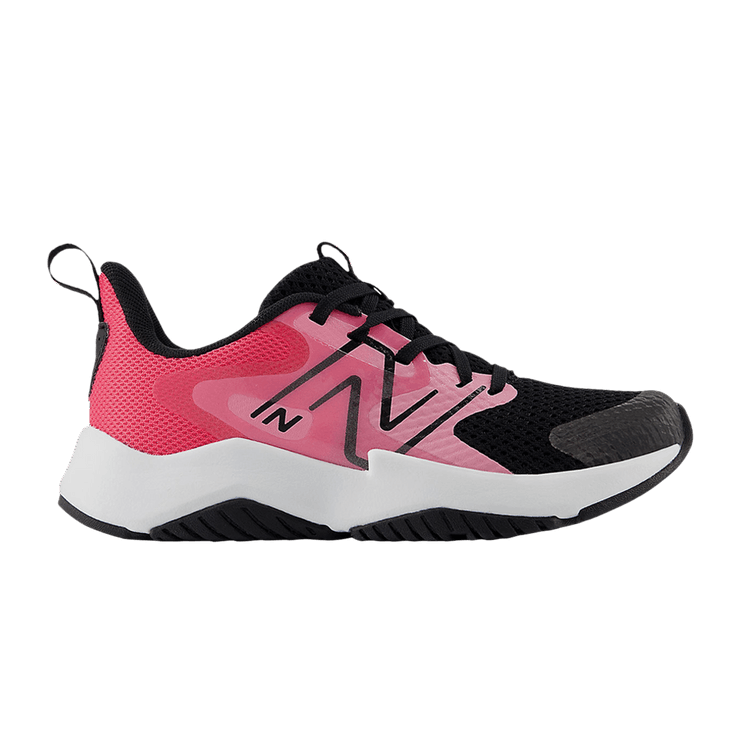 New Balance Rave Run v2 Little Kid 'Signal Pink Black' — Signal Pink/Black