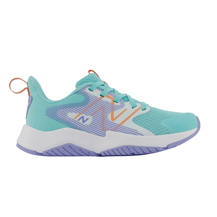 New Balance Rave Run v2 Little Kid X-Wide 'Surf Peach Glaze' — Surf/Peach Glaze/Magic Hour