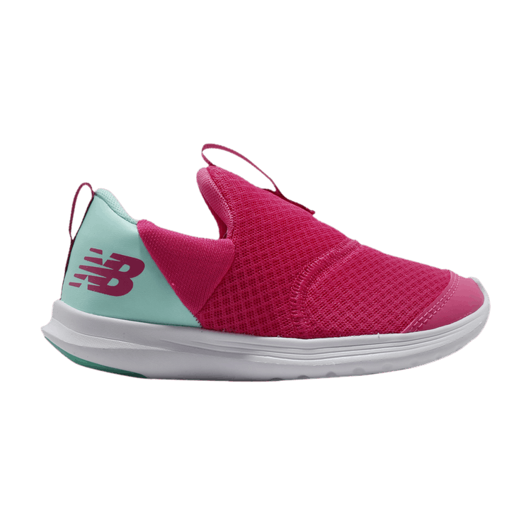 New Balance Step Kids Wide 'Flamingo Pink' — Pink Flamingo/Blue/White