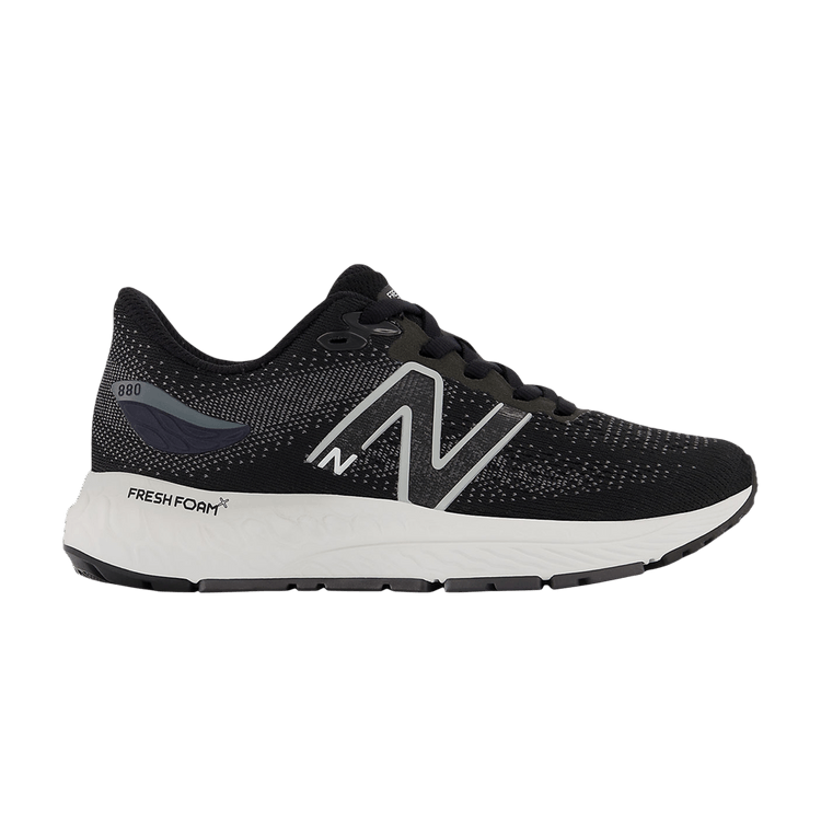 New Balance Fresh Foam X 880v12 Little Kid 'Black Ocean Grey' — Black/Spring Tide/Ocean Grey