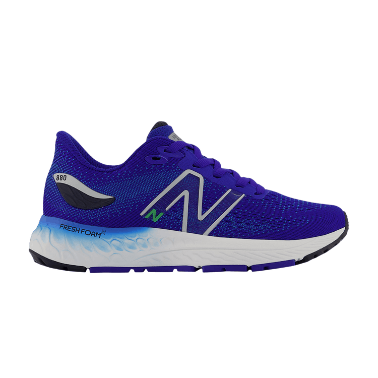 New Balance Fresh Foam X 880v12 Little Kid X-Wide 'Blue Vibrant Spring' — Blue/Vibrant Spring