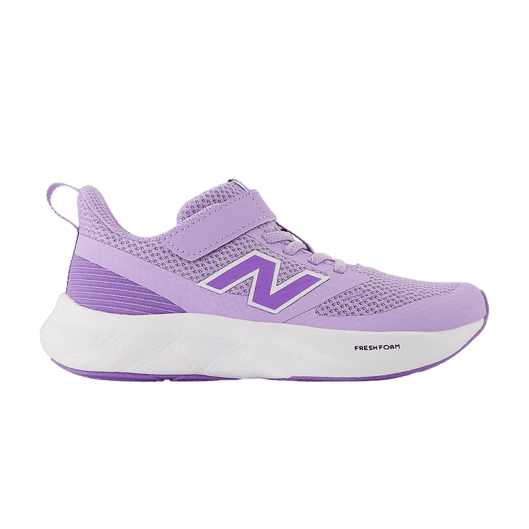 New Balance Fresh Foam 625 Bungee Lace Top Strap Little Kid 'Violet Crush' — Violet Crush/Lilac Glo/White