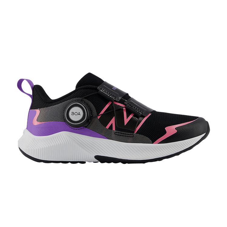New Balance Dynasoft Reveal v4 BOA Little Kid 'Black Pink Violet Crush' — Black/Signal Pink/Violet Crush