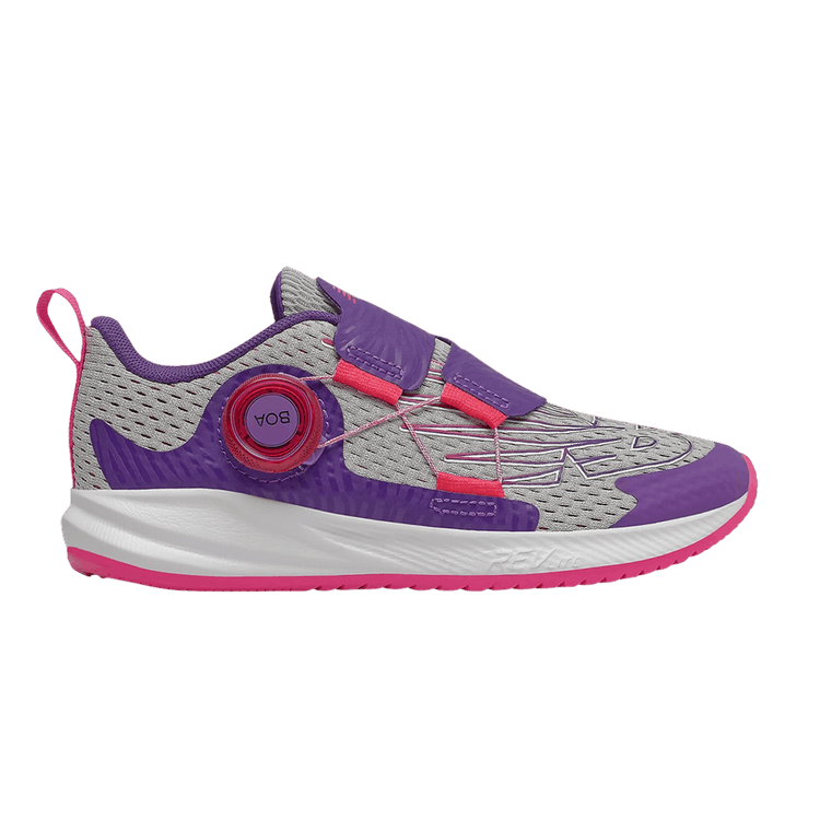 New Balance FuelCore Reveal Little Kid Wide 'Rain Cloud Prism Purple' — Rain Cloud/Pink Glo/Prism Purple