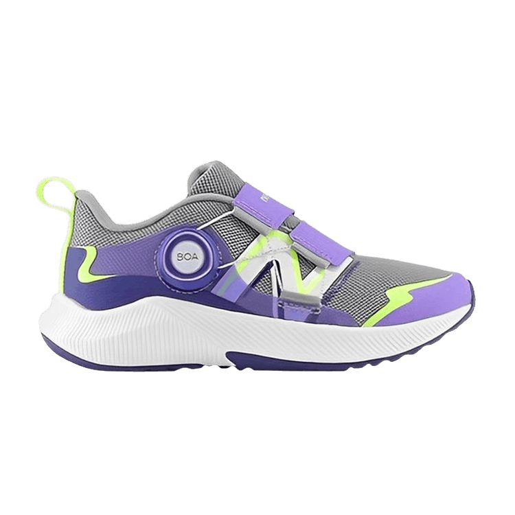 New Balance Dynasoft Reveal v4 BOA Little Kid 'Shadow Grey Electric Indigo' — Shadow Grey/Electric Indigo/Thirty Watt