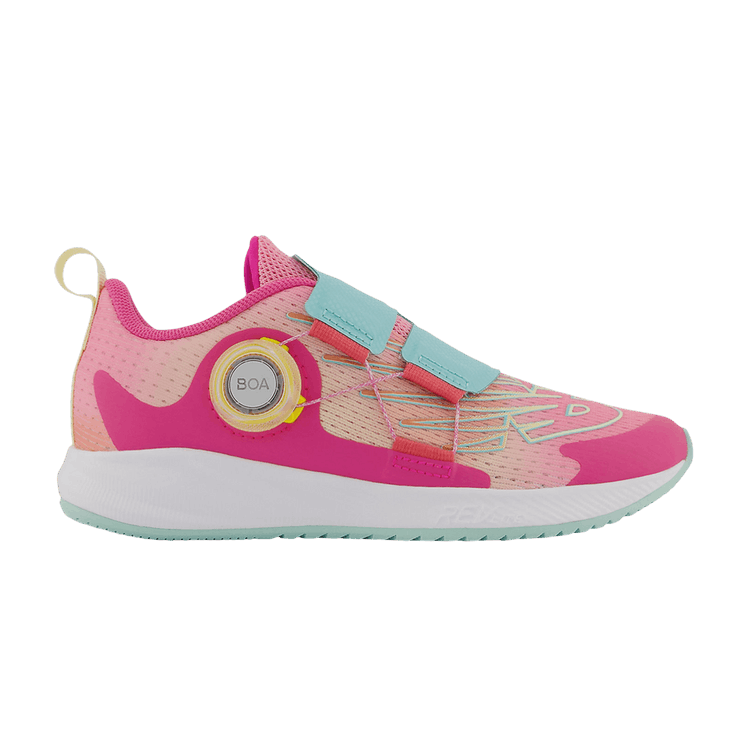New Balance FuelCore Reveal v3 BOA Little Kid Wide 'Hi-Pink Surf' — Hi-Pink/Surf/Peach Glaze