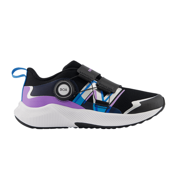New Balance Dynasoft Reveal v4 BOA Little Kid Wide 'Black Purple Fade' — Black/Purple Fade/Spice Blue