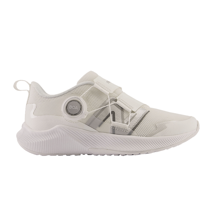 New Balance Dynasoft Reveal v4 BOA Little Kid Wide 'White Silver' — White/Silver Metallic/Iridescent
