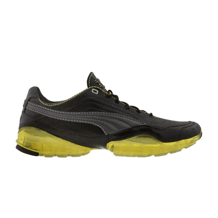 Puma Cell Meio Leather — Black / Steel Grey / Acacia Yellow