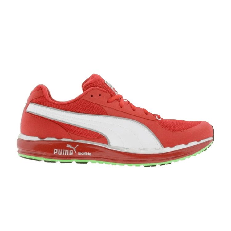 Puma Faas 500 — Red / Silver / Fluo Green