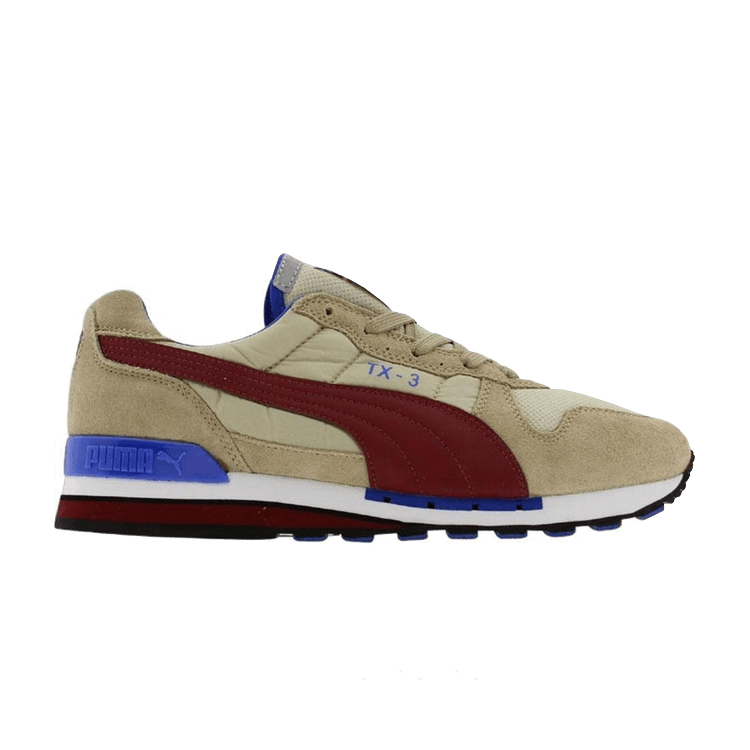Puma TX3 — Gravel / Sponge Beige / Cordovan / Dazzling Blue