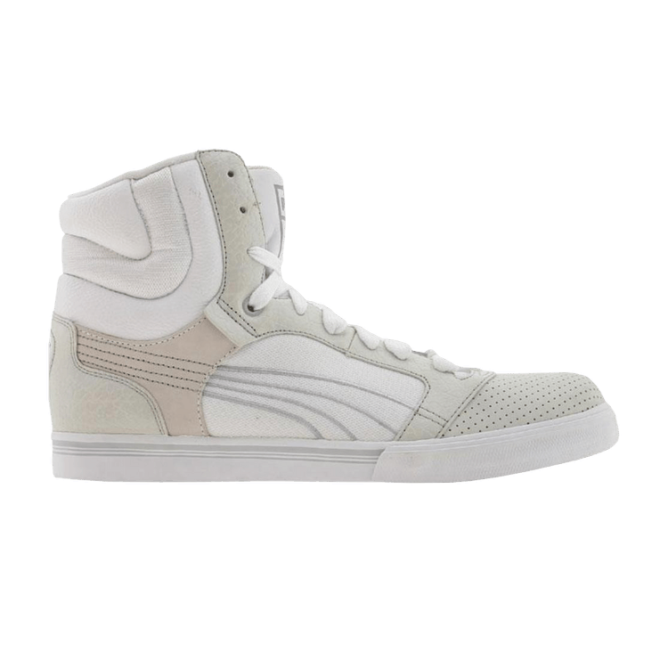 Puma Post Up High — White / Grey Violet