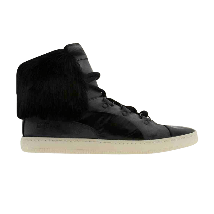 Puma Blackstation Wmns AMQ Bound Mid Fur Alexander McQueen — Black