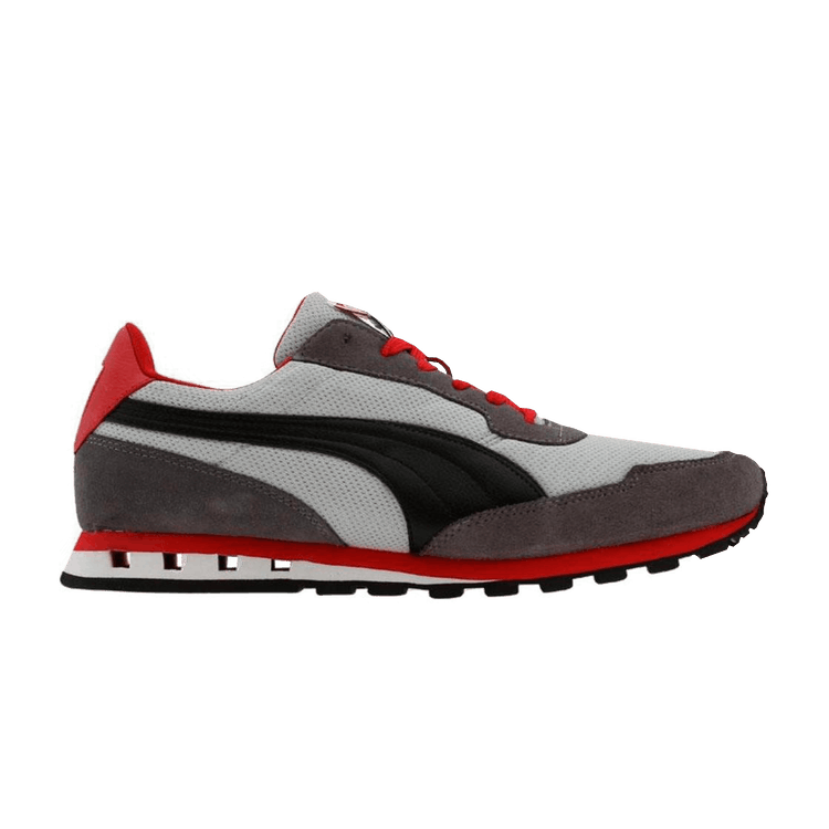 Puma Kabo Runner — Steel / Black / Grey / Red