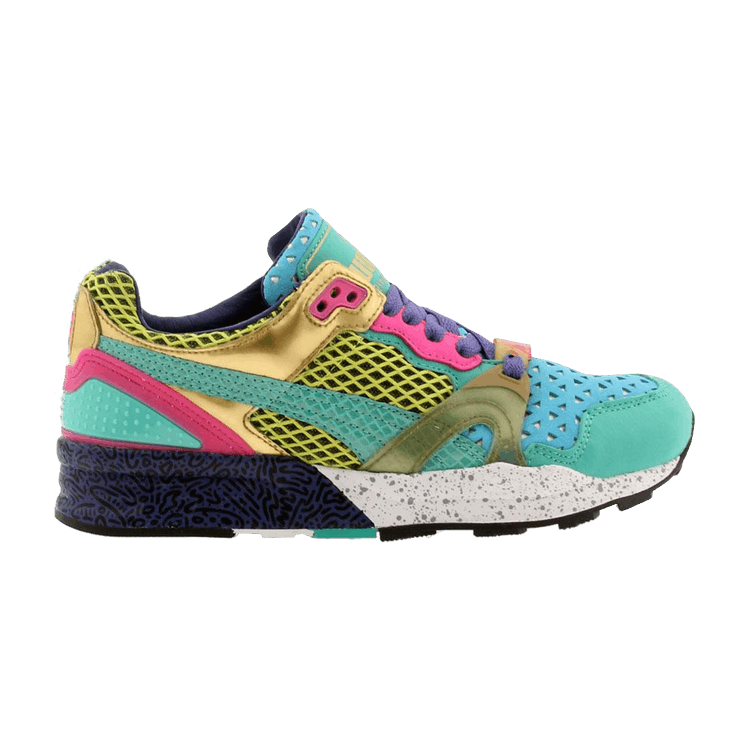Solange x Puma Trinomic XT2 PLUS Triangles — Blue / Green / Sulphur Spring