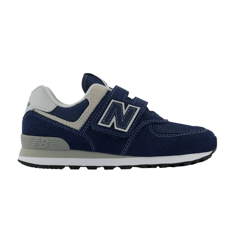 New Balance 574 Hook and Loop Little Kid 'Core Pack - Navy' — Navy/White