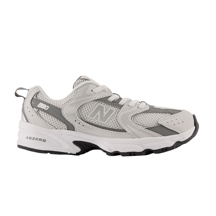 New Balance 530 Bungee Little Kid Wide 'Grey Matter' — Grey Matter/Silver Metallic