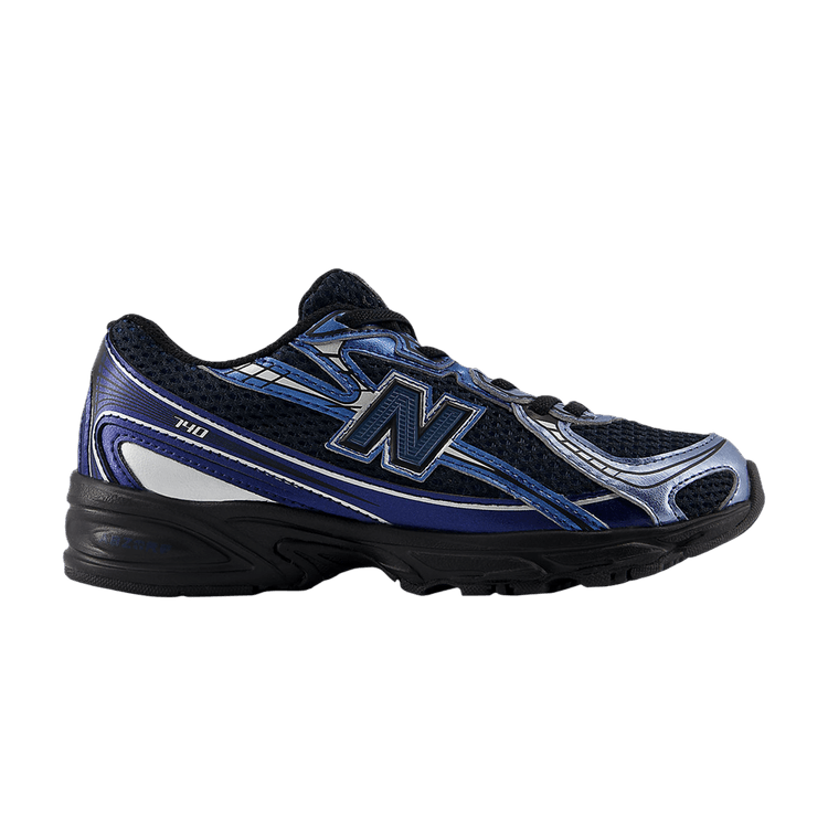 New Balance 740v2 Little Kid 'Shoreline Blue' — Shoreline Blue/Dark Shoreline Blue/Black/Silver Metallic