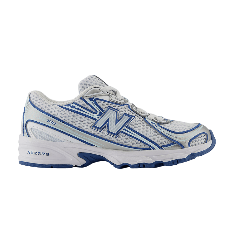 New Balance 740 Bungee Lace Little Kid Wide 'Ice Blue Sea Stone' — Ice Blue/Sea Stone