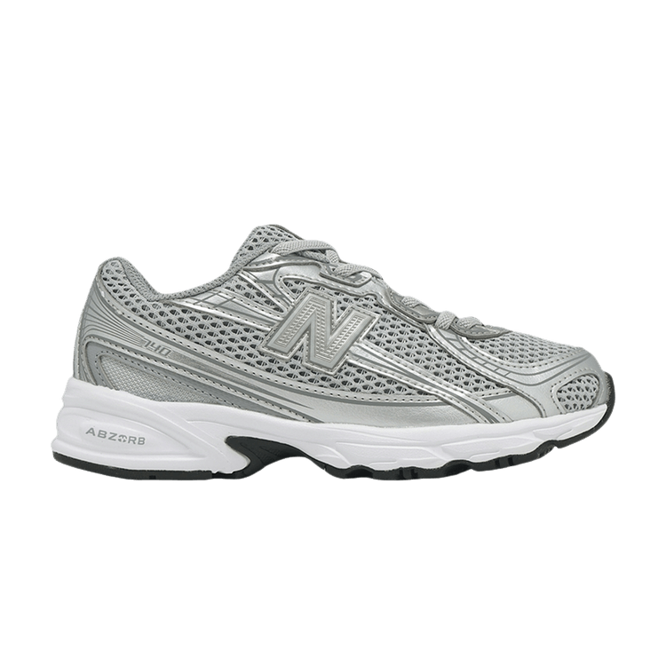 New Balance 740 Little Kid Wide 'Grey Silver' — Grey/Silver