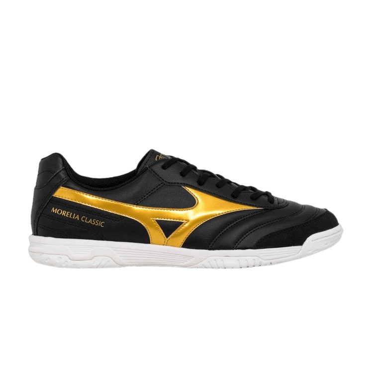 Mizuno Morelia Sala Classic IN 'Black Gold' — Black/Gold