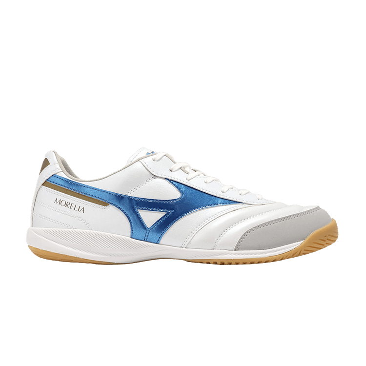 Mizuno Morelia Sala Pro IN 'White Laser Blue Gold' — White/Laser Blue/Gold