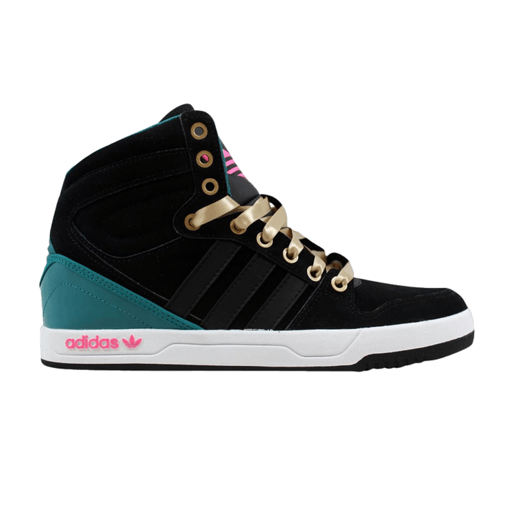 Adidas Wmns Court Attitude 'Black Ultra Pop' — Black/Black-Ultra Pop
