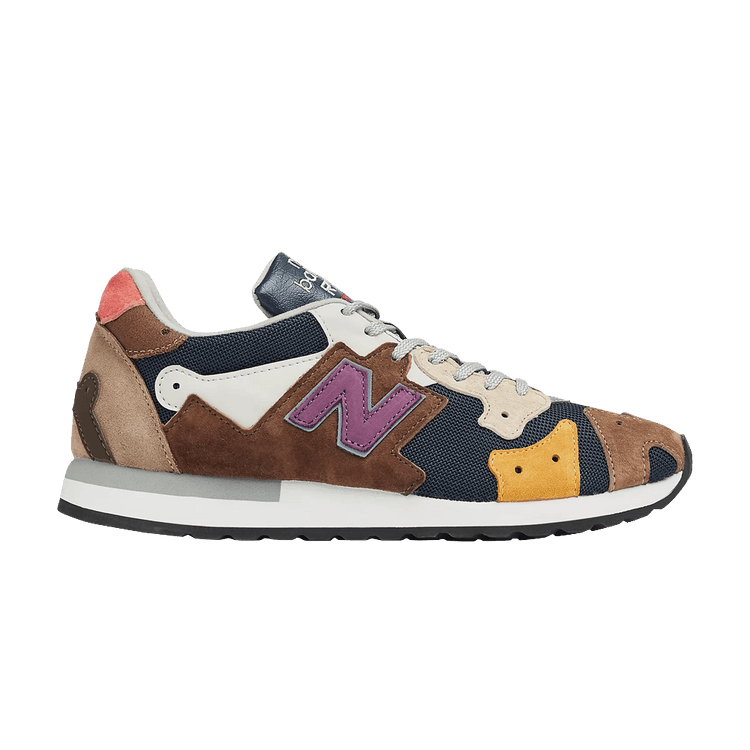 New Balance 770 Made in England 'Flimby Patches' — Navy/Brown