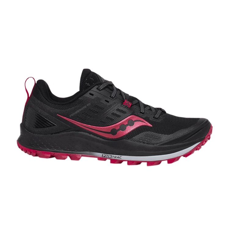Saucony Wmns Peregrine 10 'Black Barberry' — Black/Barberry