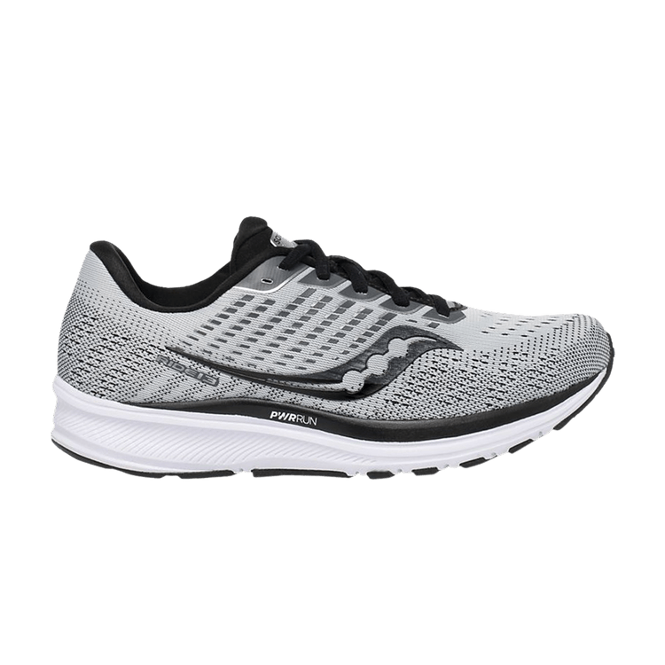 Saucony Wmns Ride 13 Wide 'Alloy Black' — Alloy/Black