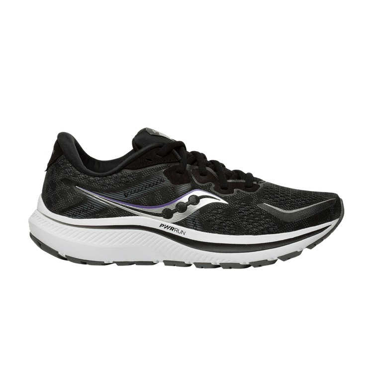 Saucony Wmns Omni 20 Wide 'Black White' — Black/White