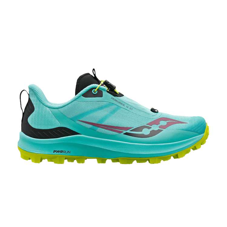 Saucony Wmns Peregrine 12 ST 'Cool Mint Acid' — Cool Mint/Acid
