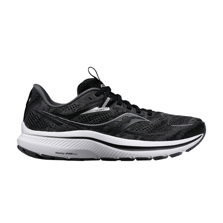 Saucony Wmns Omni 21 Wide 'Black White' — Black/White