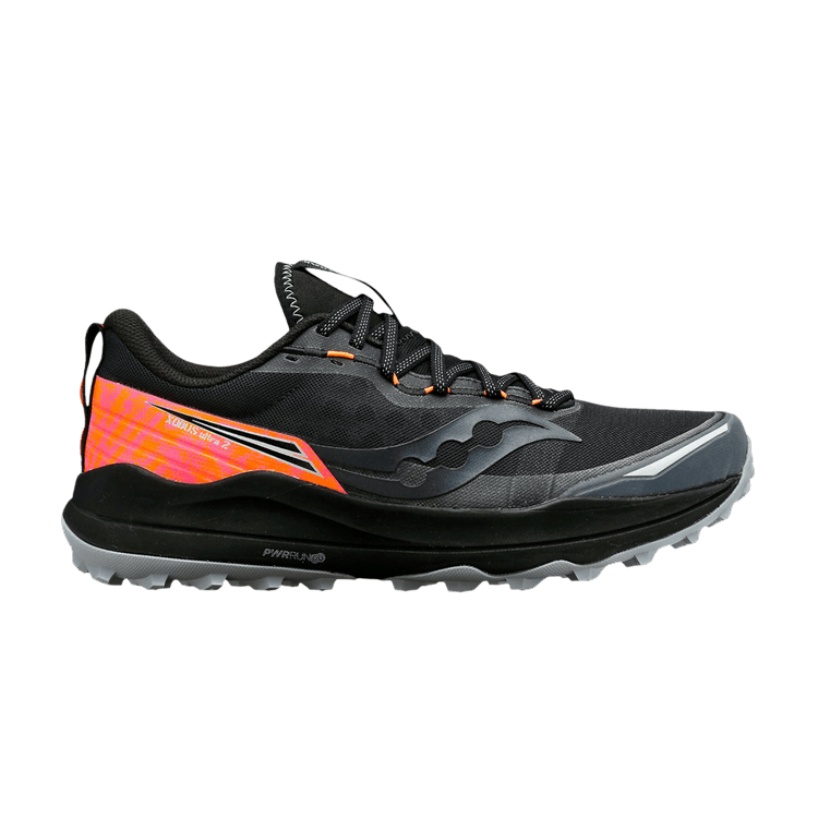 Saucony Wmns Xodus Ultra 2 'Black ViZi Orange' — Black/Vizi Orange