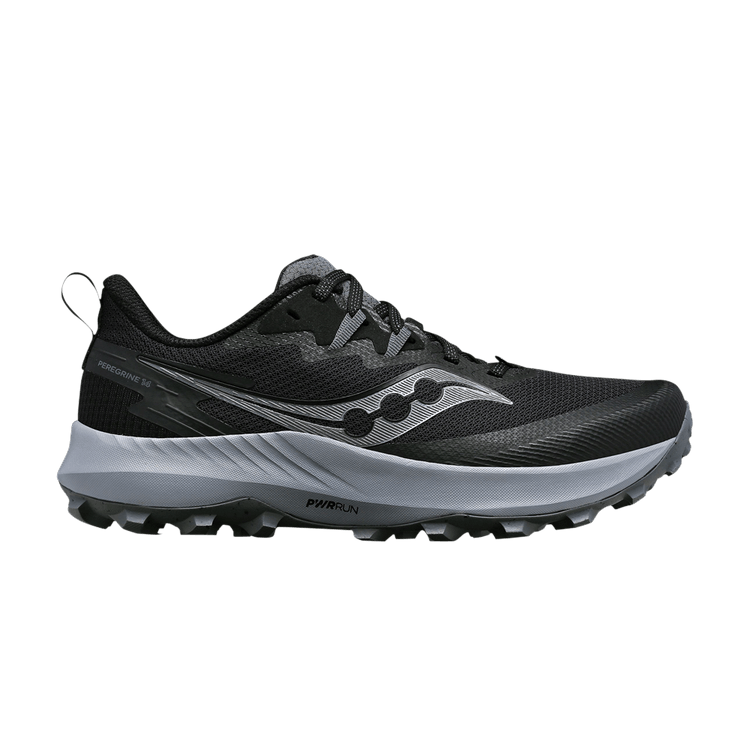Saucony Wmns Peregrine 14 Wide 'Black Carbon' — Black/Carbon