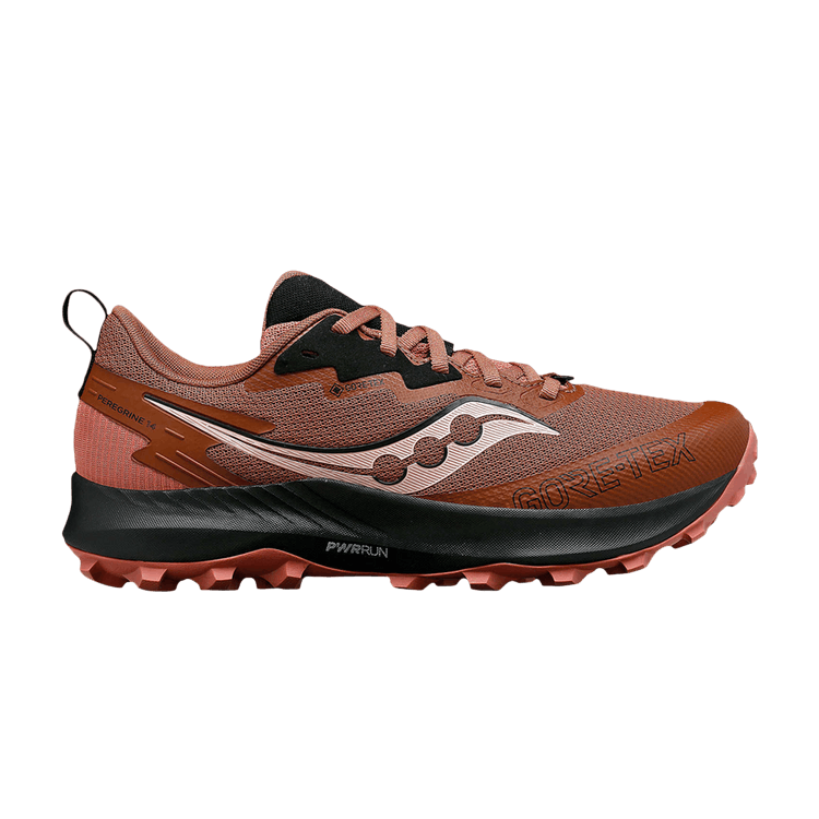 Saucony Wmns Peregrine 14 GORE-TEX 'Clove Black' — Clove/Black