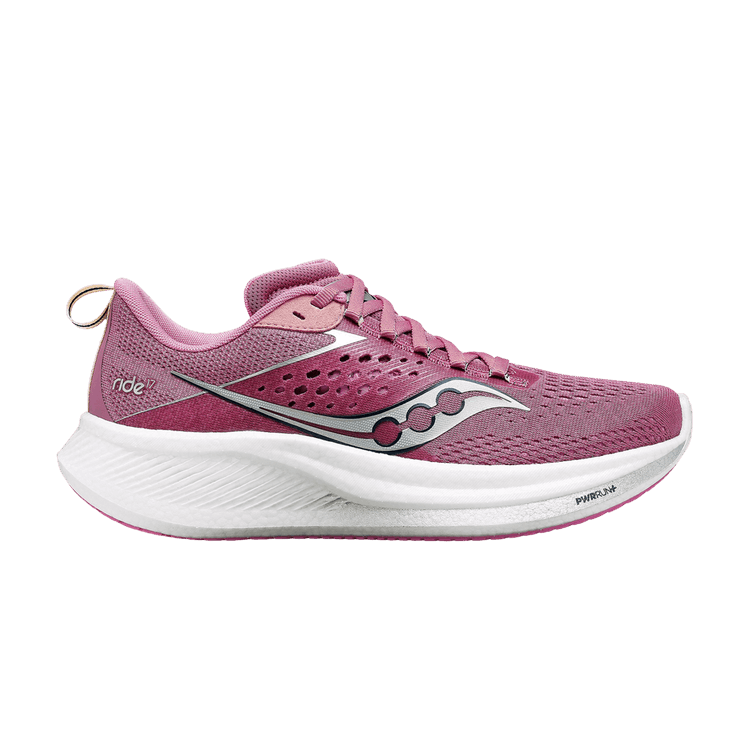 Saucony Wmns Ride 17 Wide 'Orchid Silver' — Orchid/Silver