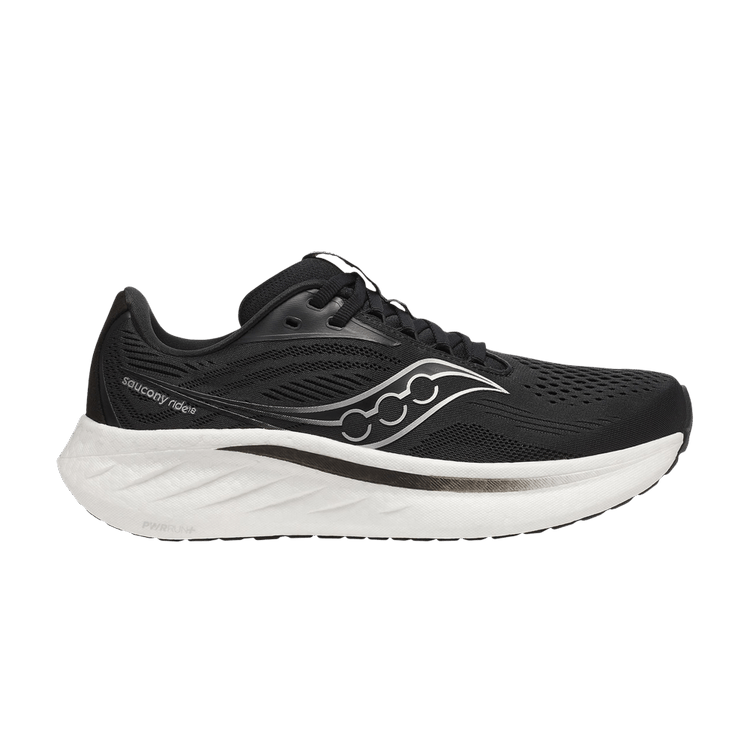 Saucony Wmns Ride 18 'Black White' — Black/White