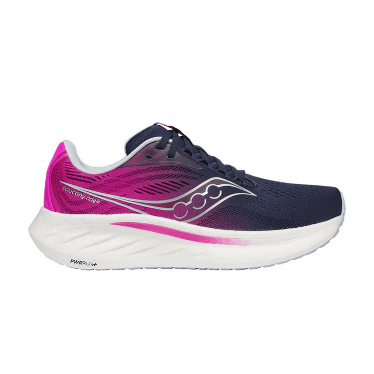 Saucony Wmns Ride 18 'Navy Fuchsia' — Navy/Fuchsia