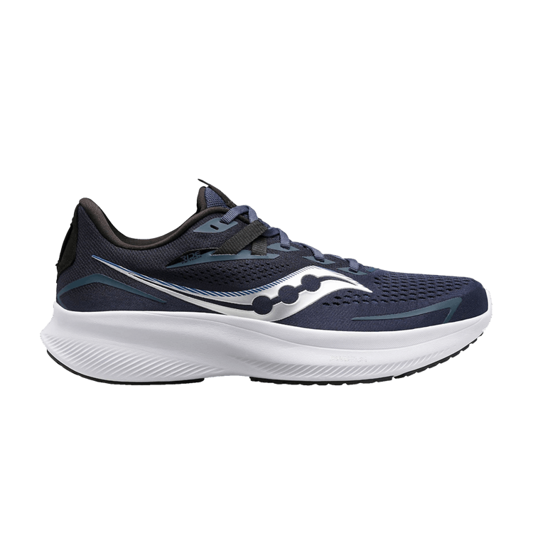 Saucony Ride 15 'Navy Silver' — Navy/Silver