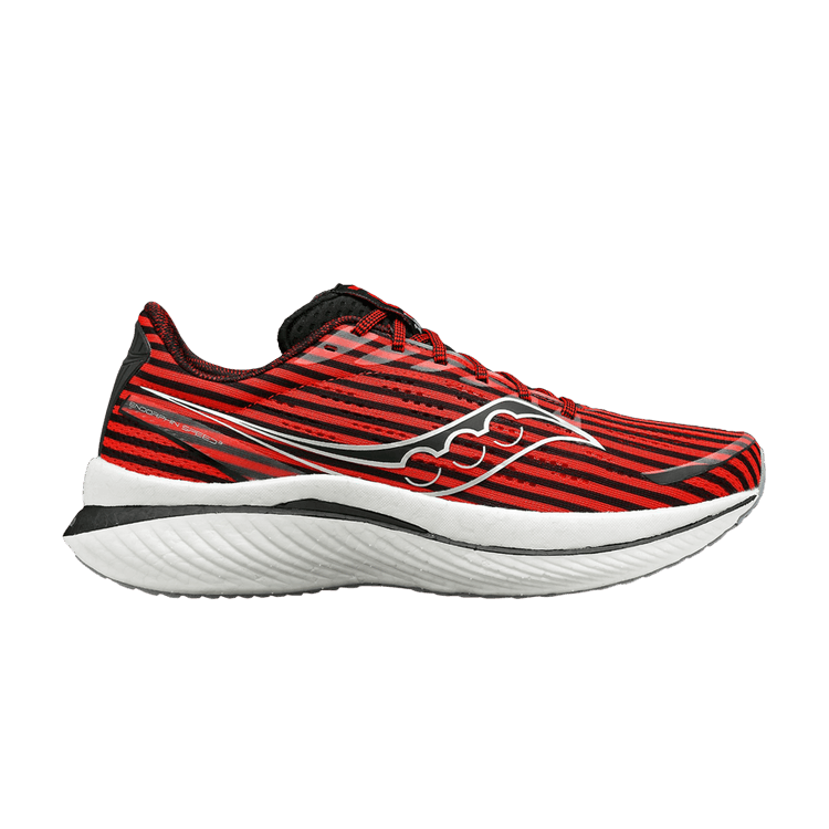 Black Men Run x Saucony Endorphin Speed 3 'Black Red Stripes' — Black/Red