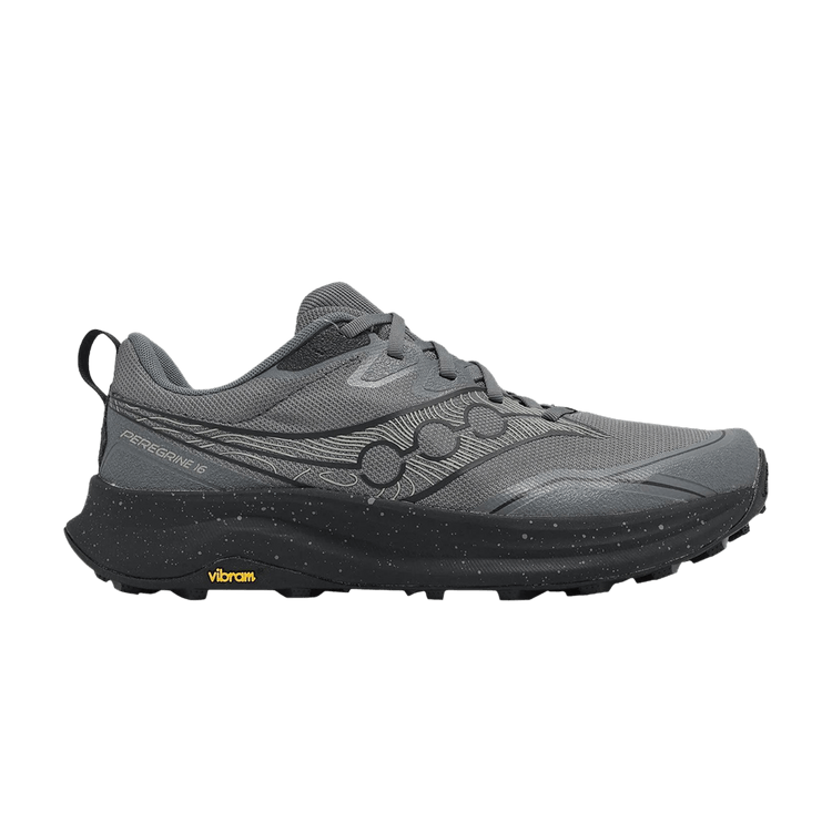 Saucony Peregrine 16 'Carbon Black' — Carbon/Black