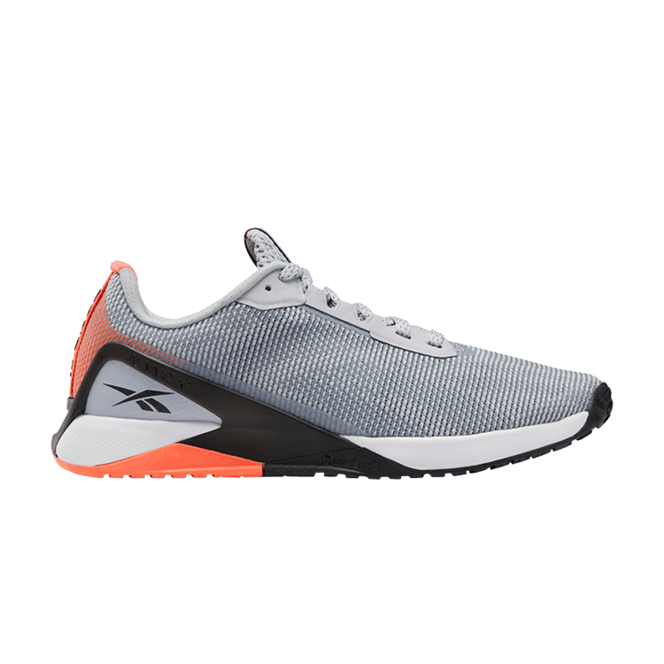 Reebok Wmns Nano X1 Grit 'Grey Orange Flare' — Grey/Core Black/Orange Flare