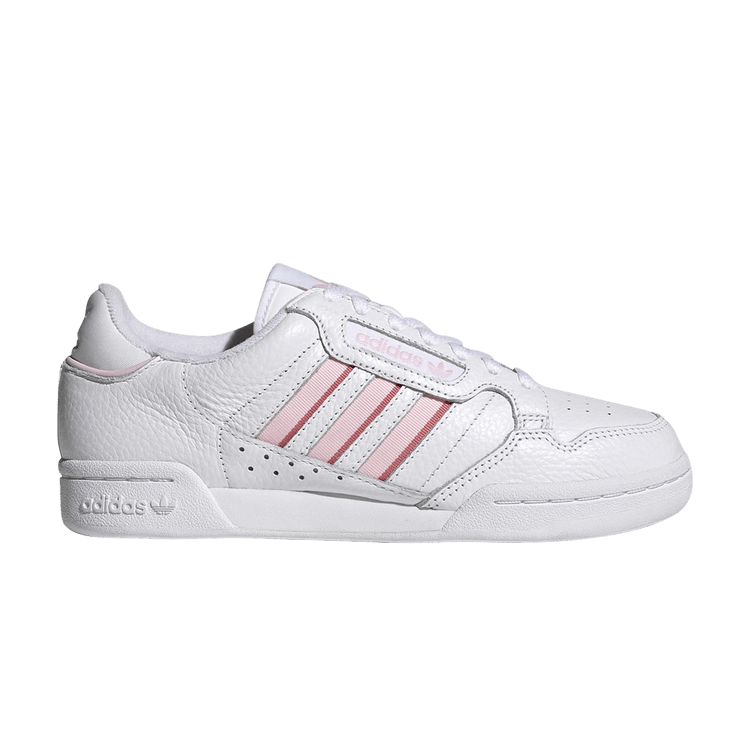 Adidas Wmns Continental 80 Stripes 'White Clear Pink' — Cloud White/Clear Pink/Hazy Rose