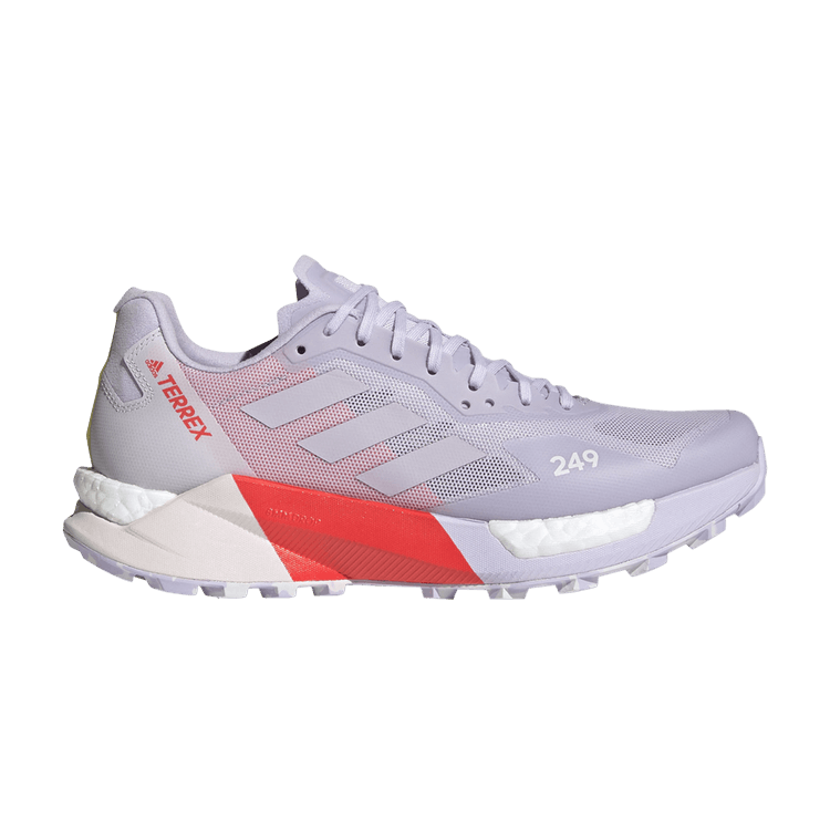Adidas Wmns Terrex Agravic Ultra Trail 'Purple Tint Solar Red' — Purple Tint/Purple Tint/Solar Red