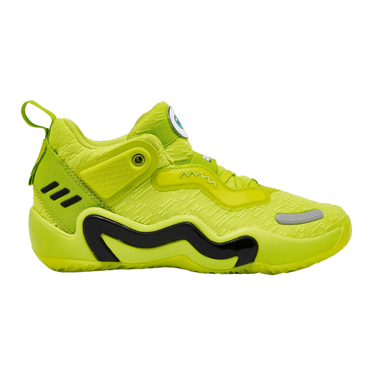 Monsters Inc. x adidas D.O.N. Issue #3 Little Kid 'Mike Wazowski' — Semi Solar Slime/Core Black/Semi Solar Slime