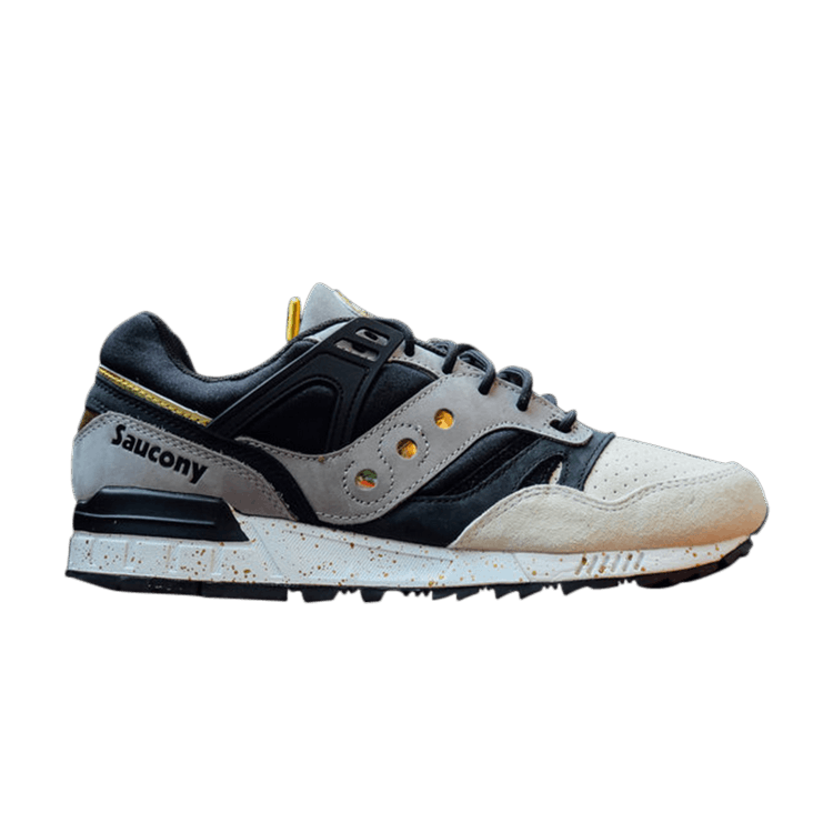 SneakerShouts x Saucony Grid SD 'Portuguese Gold' — White/Black/Grey