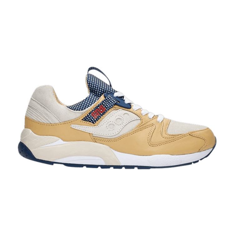 Sneakersnstuff x Saucony Grid 9000 'Business Class' — White/Bird Blue/Birch